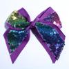10Pcs 12CM Sparkly Sequins Hair Bows For Box Gift Ribbon Hair Bow Boutique For Headbands Hairpins (10Pcs Brown, With No Clip) view 2
