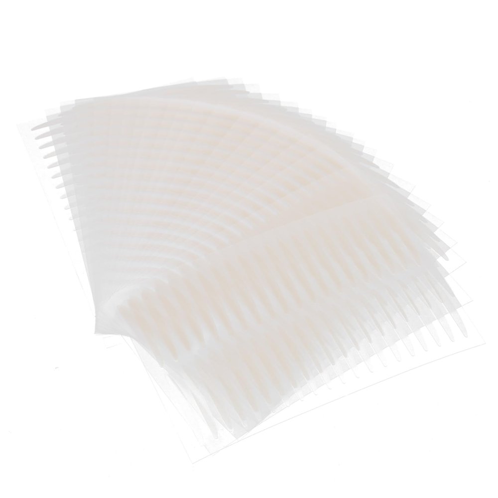 BAZEITFLOW 20sheets Invisible Double Stickers for Natural Beauty Breathable and Comfortable Tapes for Women Single-Sided Strips for Hooded and Eyes