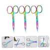 HONMEET 3pcs Professional Eyebrow Scissors Quality Stainless Steel Eyebrow Shears Trimmer for Men Women view 3
