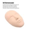 10 PCS 5D Facial Tattoo Skin Practice Head Soft Silicone Mannequin Face for Beginners' Microblading Permanent Makeup Eyebrow Lip Eyeliner Tattooing Practicing (10 Packs) view 4