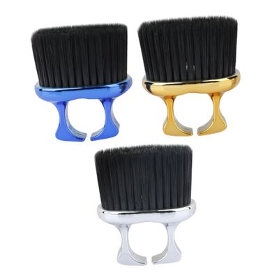 IWOWHERO 3pcs Barber Neck Duster Brush Set Men's Hair Brush for Cleaning Styling