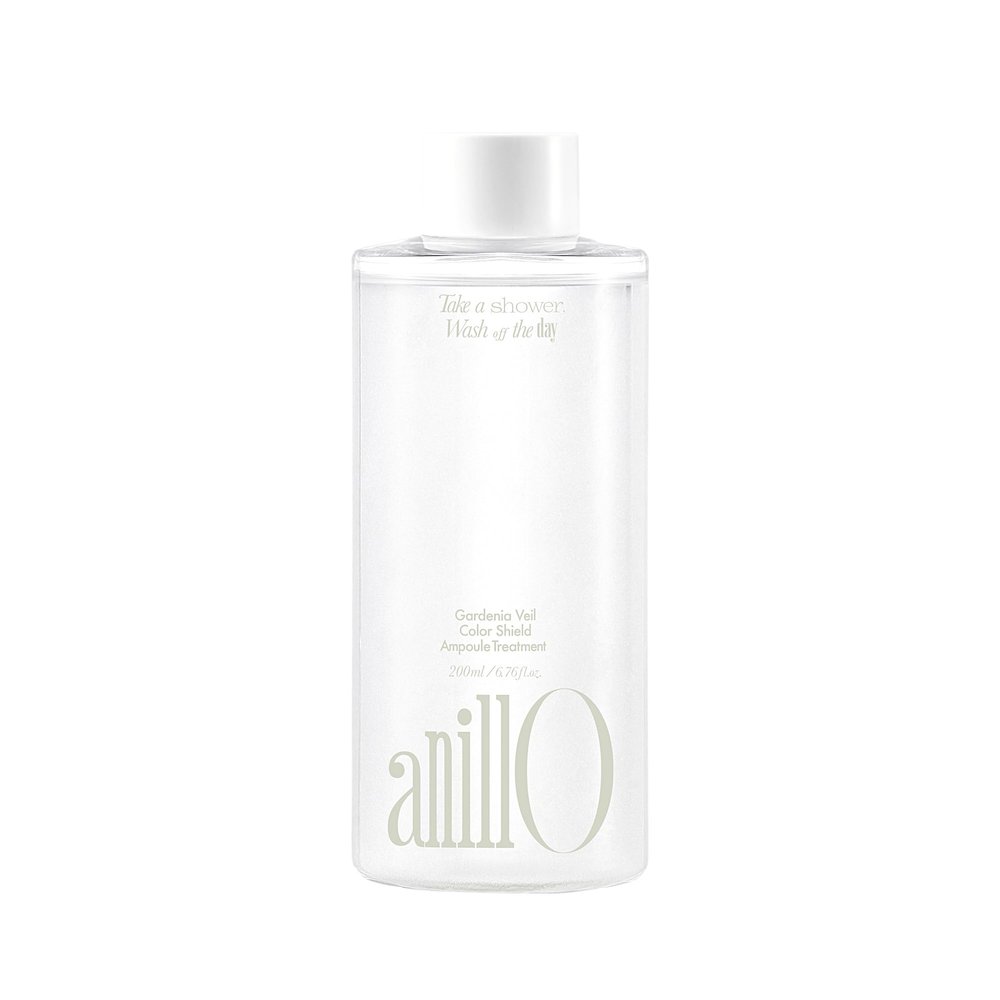 ANILLO Gardenia Veil Color Shield Ampoule Treatment  Shine-Boosting Hair Mask for Color-Treated Hair  Protein & Amino Acid Complex, Daily Use, Silicone-Free, 200 ml / 6.76 fl oz