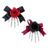 2Pcs Eerie Halloween Skeleton Hand Hairpin for Creative Dress Up Resin Barrettes Cosplay Skull Hairpiece Adorment view 1