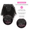 Yuniffe Seamless Clip in Hair Extensions Human Hair Afro Curly Clip in Hair Extensions Real Human Hair 120g 7Pcs Natural Black Afro Kinky Curly Clip ins Human Hair for Black Women PU Weft 16 Inch view 2