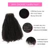 Yuniffe Seamless Clip in Hair Extensions Human Hair Afro Curly Clip in Hair Extensions Real Human Hair 120g 7Pcs Natural Black Afro Kinky Curly Clip ins Human Hair for Black Women PU Weft 16 Inch view 4