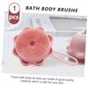 Happyyami 1pc Bath Skin Massagers Body Brush Shower Bath Skin Home Silicone Tools Random Style view 4