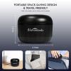 Nose Waxing Kit for Women & Men - Mini Portable Wax Warmer for Nose/Ear/Eyebrow/Beard/Lip Fuzz Hair Removal with 50g Hard Wax Beans, 10 Applicators & 5 Nose Hair Sticks &1 Silicone Pot - 5V USB view 4