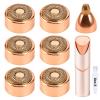 Flawless Replacement Heads, 6 Pcs Easy-to-Replace Flawless Facial Hair Remover with Snap-Fit Double Precision, Click-Secure Tech, and Tool-Free Swap, Compatible with Gen 3, Includes Storage Box view 1