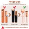 Flawless Replacement Heads, 6 Pcs Easy-to-Replace Flawless Facial Hair Remover with Snap-Fit Double Precision, Click-Secure Tech, and Tool-Free Swap, Compatible with Gen 3, Includes Storage Box view 2
