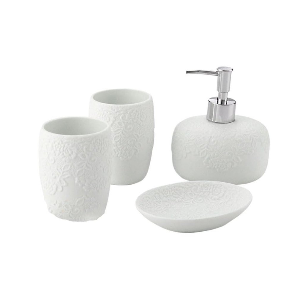 ONMYJFD Bathroom Cup Set Hotel Toiletries Set Bathroom Ceramic Household Wash