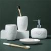 ONMYJFD Bathroom Cup Set Hotel Toiletries Set Bathroom Ceramic Household Wash view 2