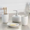 ONMYJFD Bathroom Cup Set Hotel Toiletries Set Bathroom Ceramic Household Wash view 3
