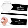 BESTYASH Facial Mask Brush for Beauty Salon Mask Applicator Fan Shaped Brush Wood Nylon Material view 3