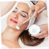 BESTYASH Facial Mask Brush for Beauty Salon Mask Applicator Fan Shaped Brush Wood Nylon Material view 4