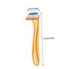FOYTOKI Ladies Razor Kit Pcs Underarm Private Hair Shaver Women Hair Remover for Legs Arms Compact Portable Random view 2