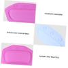 FOMIYES 2pcs Non-Slip Bath Pillow Set PVC Foam Bathtub Headrest for Neck and Back Support Suction Cup Spa Pillow for Relaxing Bath Experience Random Color view 2