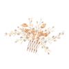 BIUDECO Wedding Hair Jewelry Comb and Imitated Handmade Bridal Headpiece for Bride and Bridesmaid Accessory for Weddings and Special Occasions view 1