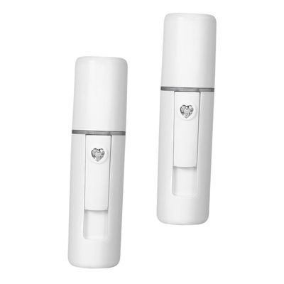 Healeved Nano Facial Mist Sprayer Portable 2Pcs Hydrating Humidifier USB Rechargeable Mini Face Moisturizer for Daily Skin Care and Makeup for Women