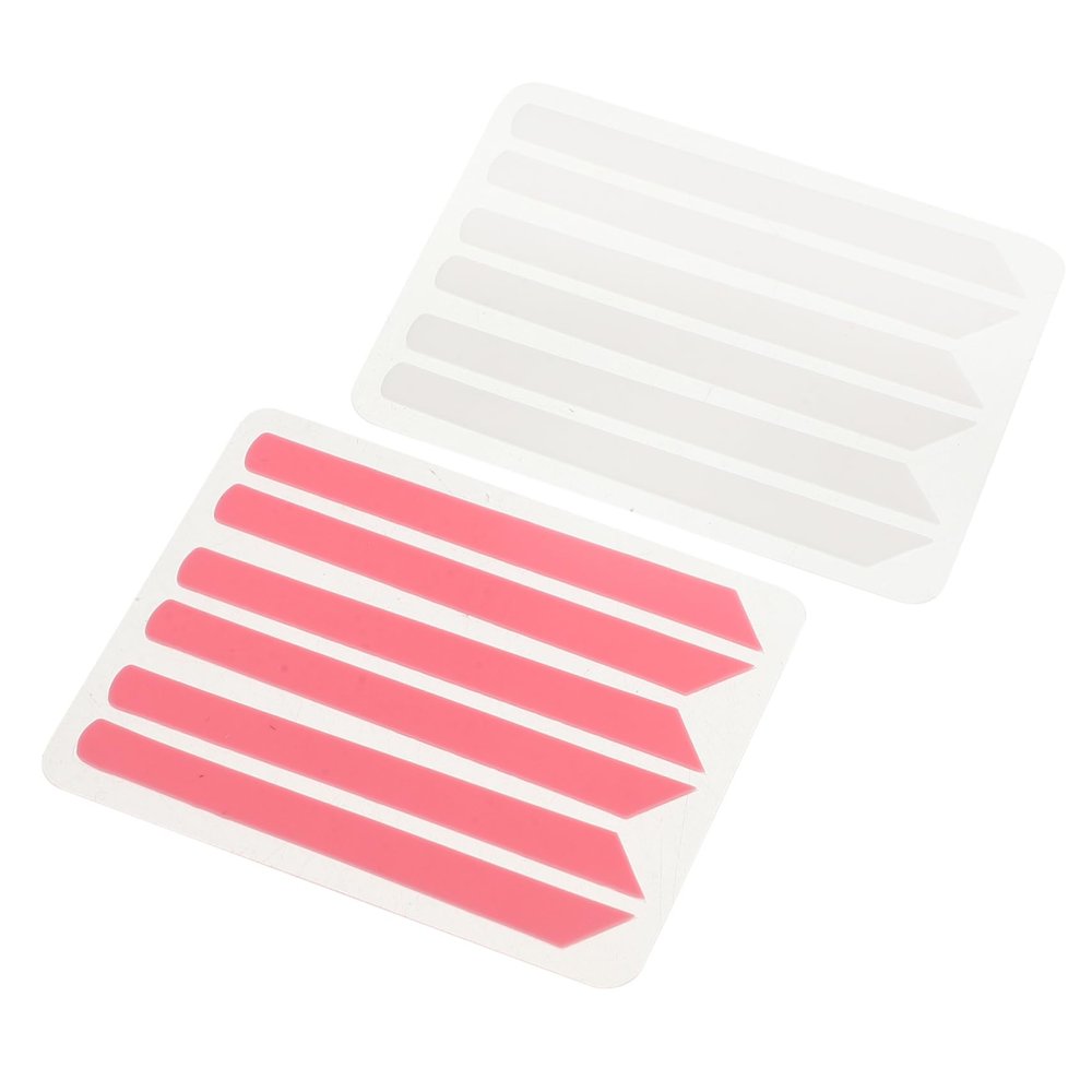 BIUDECO 2pcs Reusable Silicone Eyelash Perming Pads Flexible Eyelash Curler Tools and White for Effortless Lifting and Curling Self-Adhesive Design for Shapes