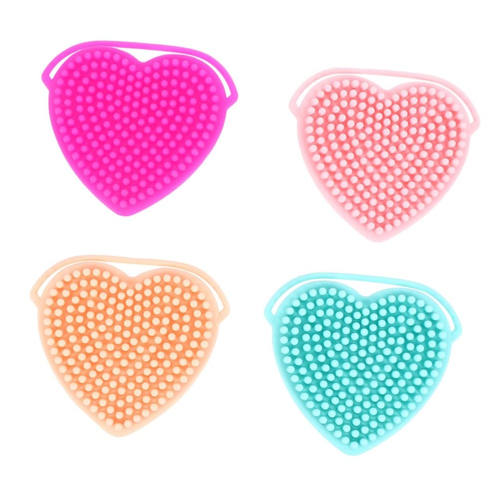 CALLARON Manual Facial Brush Silicone Facial Skin Care Scrubber Face Tool Gentle Exfoliating Travel-Friendly Set