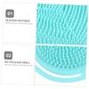 CALLARON Manual Facial Brush Silicone Facial Skin Care Scrubber Face Tool Gentle Exfoliating Travel-Friendly Set view 3
