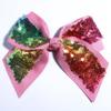 10Pcs 12CM Sparkly Sequins Hair Bows For Box Gift Ribbon Hair Bow Boutique For Headbands Hairpins (10Pcs Lavender, With Clip) view 3
