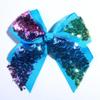 10Pcs 12CM Sparkly Sequins Hair Bows For Box Gift Ribbon Hair Bow Boutique For Headbands Hairpins (10Pcs Peach, With No Clip) view 4