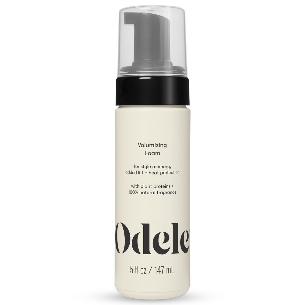 Odele Volumizing Foam Hair Styler for Heat Protection, Added Lift, and Straight to Wavy or Fine to Medium Hair Types, 5 Fl Oz