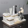 ONMYJFD Hotel Bathroom Five-Piece Toiletries Set Bathroom Sink Aromatherapy Tray Model Room Decoration view 2
