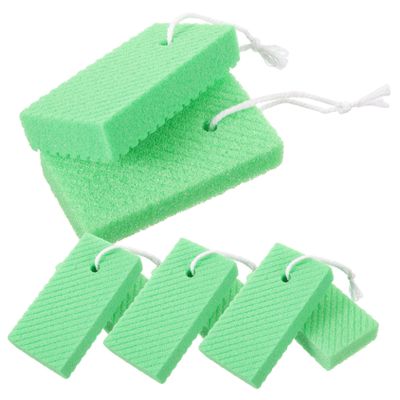 Healvian 8pcs Foot Exfoliators Pumice Stones for Men Women Dead Skin Remover for Smooth Feet Ergonomic Design for Easy Use Random Colors
