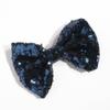 10Pcs 13CM New Big DIY Shiny Sequin Hair Bows for Hair Clips Handmade Applique Sequins Hair Bow Knot for Women Hair Accessories (10Pcs-R, With Clip) view 4