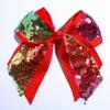 10Pcs 12CM Sparkly Sequins Hair Bows For Box Gift Ribbon Hair Bow Boutique For Headbands Hairpins (10Pcs Black, With No Clip) view 2