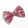 10Pcs 13CM New Big DIY Shiny Sequin Hair Bows for Hair Clips Handmade Applique Sequins Hair Bow Knot for Women Hair Accessories (10Pcs-T, With No Clip) view 1