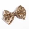 10Pcs 13CM New Big DIY Shiny Sequin Hair Bows for Hair Clips Handmade Applique Sequins Hair Bow Knot for Women Hair Accessories (10Pcs-T, With No Clip) view 2