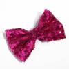 10Pcs 13CM New Big DIY Shiny Sequin Hair Bows for Hair Clips Handmade Applique Sequins Hair Bow Knot for Women Hair Accessories (10Pcs-T, With No Clip) view 3