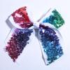 10Pcs 12CM Sparkly Sequins Hair Bows For Box Gift Ribbon Hair Bow Boutique For Headbands Hairpins (10Pcs Lavender, With No Clip) view 2