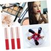 PartyKindom 3pcs Lip Gloss Brushes Cover Ergonomic Lipstick Applicator Concealer Brush for Women Portable Makeup Tool for Smooth Application and Blending view 2