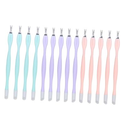 SHERCHPRY 30PCS Double-Headed Dead Skin Fork and Cuticle Remover Tool Set for Nail Care Portable Pedicure Tool for Easy Dead Skin Removal for Home or Salon Use Random Color