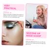 Healeved 5pcs Silicone Makeup Eye Shadow Brush Lipstick Brush Applicator Compact and Portable Makeup Tools view 3