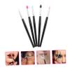 Healeved 5pcs Silicone Makeup Eye Shadow Brush Lipstick Brush Applicator Compact and Portable Makeup Tools view 4
