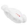 BESTYASH Heart Pattern Cotton Hair Drying Towel Wrap for Boy Girl Soft Absorbent Hair Turban Cap with Elastic Fit Quick Moisture Absorption for Bath and Shower Use White view 1