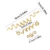 3lots Twisting Snake Shape Hair Clip Trendy Fashionable Women Hair Rings for Stylish and Creative Look view 3