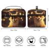 SLKFJEWT Travel Toiletry Bag for Women And Men,Cute Fox Toiletry Organizer, Makeup Bag Travel Organizer for Shampoo,Toiletries view 2