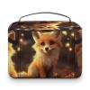 SLKFJEWT Travel Toiletry Bag for Women And Men,Cute Fox Toiletry Organizer, Makeup Bag Travel Organizer for Shampoo,Toiletries view 3