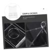 WOFASHPURET Acrylic Razor Stand Holder for Bathroom Sturdy Shaving Tool Display Rack Non-Slip Base for Safety Razors and Shaving Brushes view 3