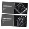 WOFASHPURET Acrylic Razor Stand Holder for Bathroom Sturdy Shaving Tool Display Rack Non-Slip Base for Safety Razors and Shaving Brushes view 4