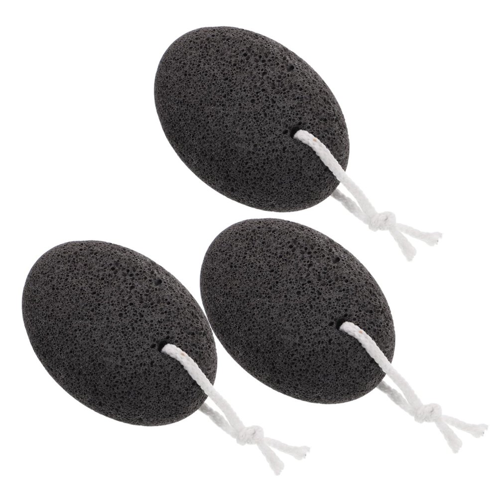 CALLARON Natural Pumice Stone Foot Scraper 3 Pack for Foot Care Tools for Home Salon