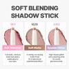 CLIO Soft Blending Eyeshadow Stick - Long Lasting, Matte, Shimmer & Glitter Finishes, Built-in Brush for Easy Blending, Coconut-Derived Ester Oil Infused (M201 CASHMERE MUTE) view 2