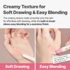 CLIO Soft Blending Eyeshadow Stick - Long Lasting, Matte, Shimmer & Glitter Finishes, Built-in Brush for Easy Blending, Coconut-Derived Ester Oil Infused (M201 CASHMERE MUTE) view 3