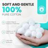 100% Pure Cotton BallsUltra-Soft, Absorbent, Multipurpose for Skincare, Makeup Removal, Baby Care, First Aid, CraftsHypoallergenic & LintFreeLarge 1000/Pk for Home, Salon & Medical Use. view 3